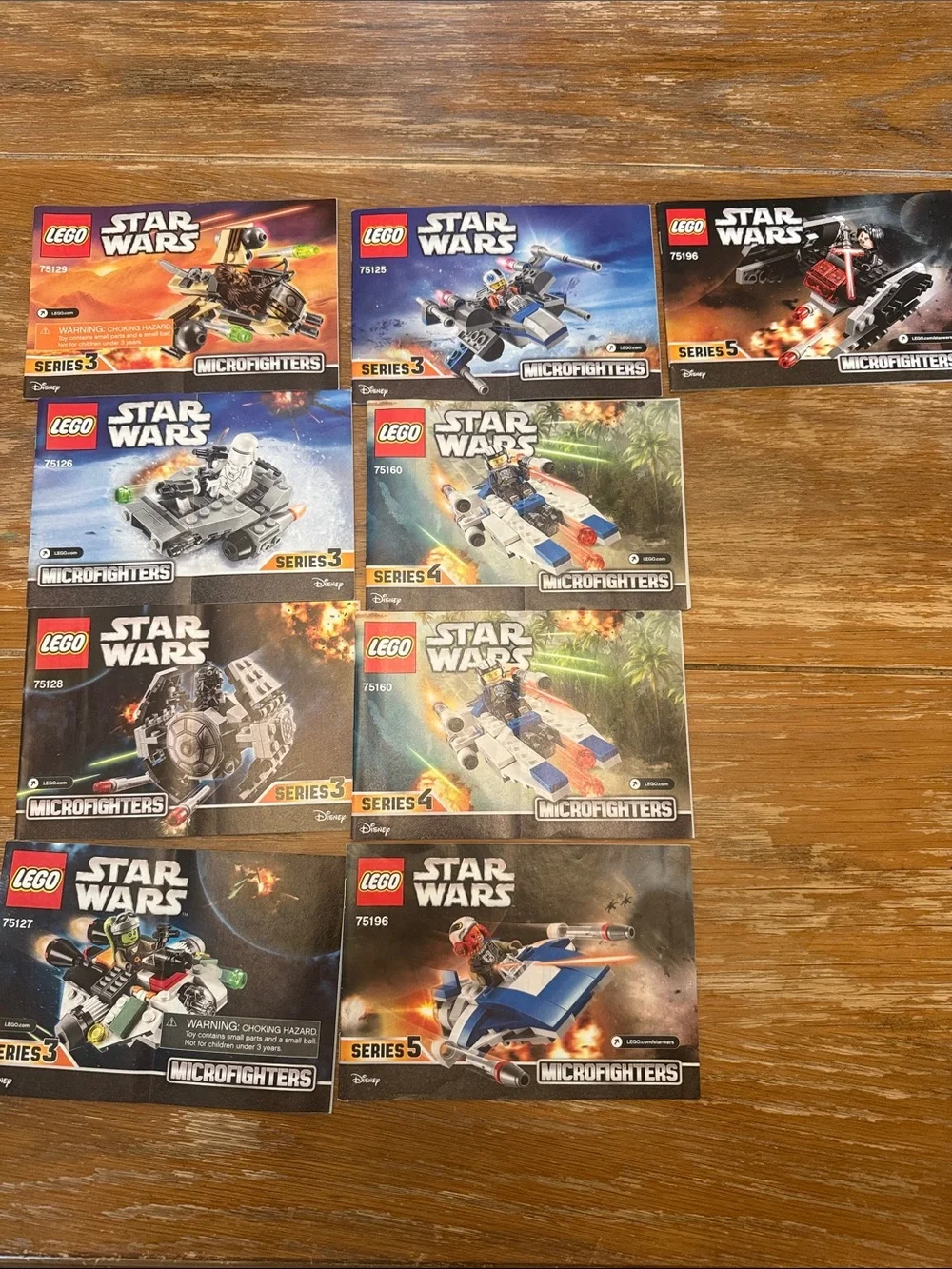 LEGO Star Wars Microfighters Assorted Instruction Booklets